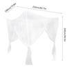 Net Curtains for Bed Room Polyester Canopy Net Four Opening Bed Tent Privacy Curtain for Bunk and Double Bed