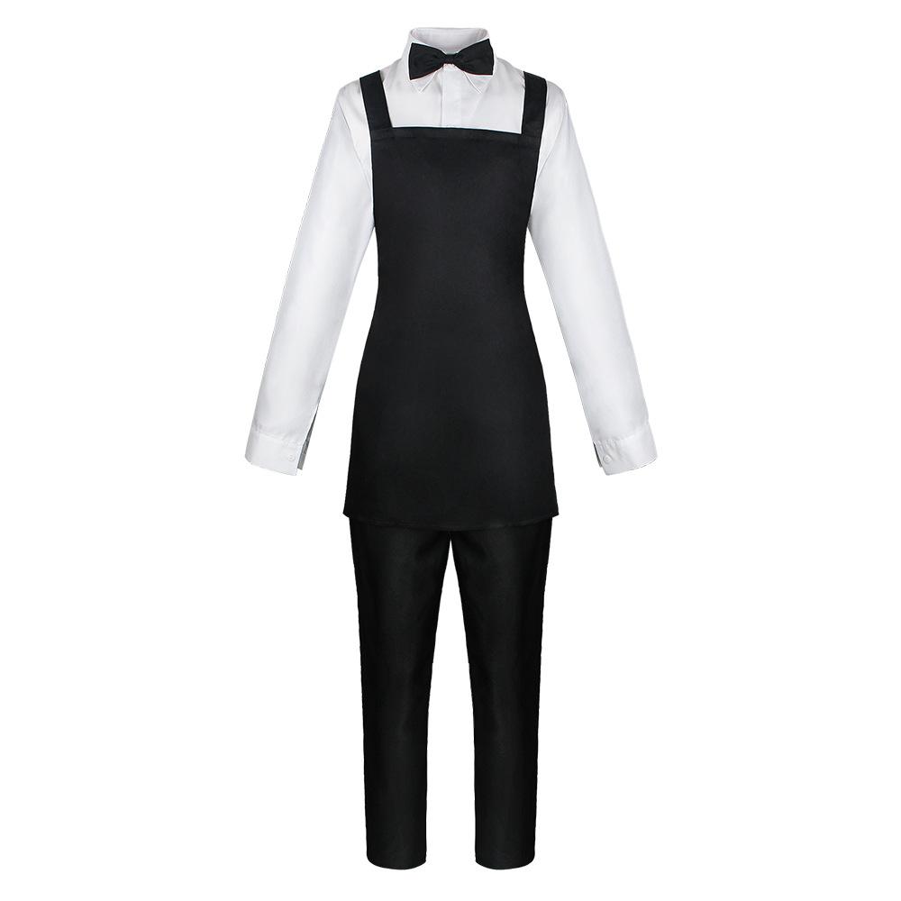 Chainsaw Man Black Suit Cosplay Costume, Aki Hayakawa & Denji Uniform Casual Business Black Suit Outfit