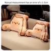 Removable washable cushions Bedhead backrest mat Cartoon butter biscuit pillows soft and comfortable sofa cushion lazy person Waist and Neck Pillow