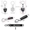 Metal Car Logo Keychain Key Holder For Citroen C1 C2 C4 Grand Picasso C4L C5 VTS C-ELYSEE Berlingo C3 Aircross Keyring Pendant