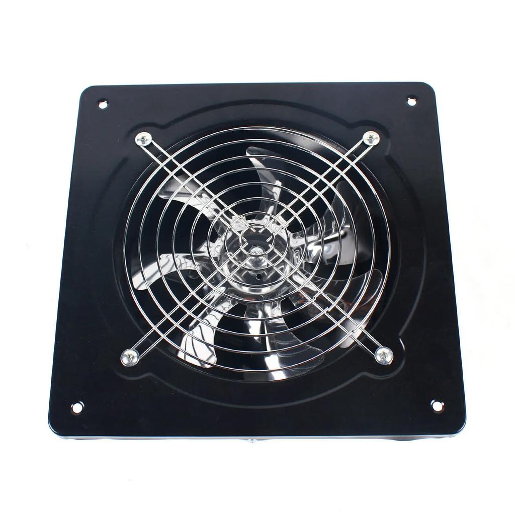 7" Metal Axial Exhaust Fan 50W 2800RPM 110V AC for Kitchen Restaurant Greenhouse Ventilation