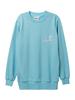 Yutinggolpeu Ut Embroidered Sweatshirt Sky Blue