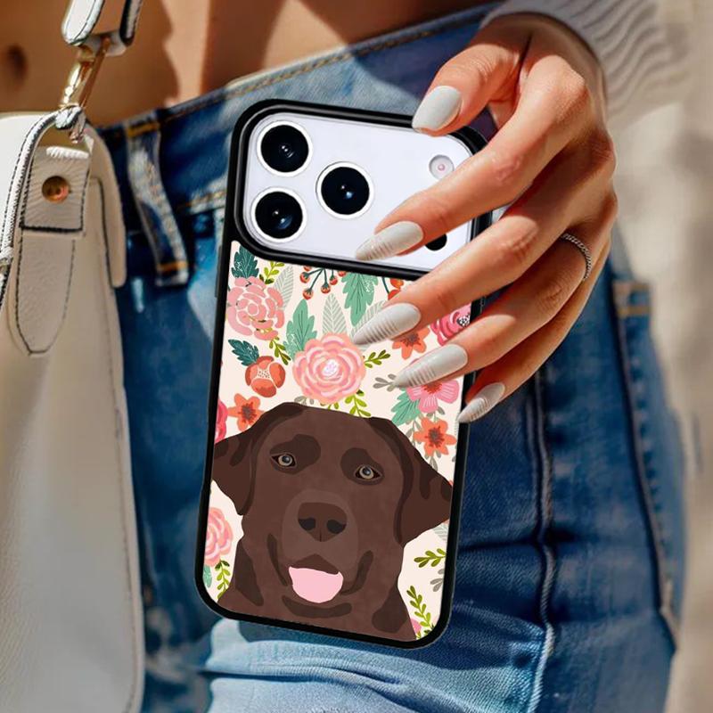 Cute Labrador Retriever Phone Case For iPhone 17 Air 14 15 13 12 Max Cover For Apple 14 15 16 16e 11 Pro Max Plus