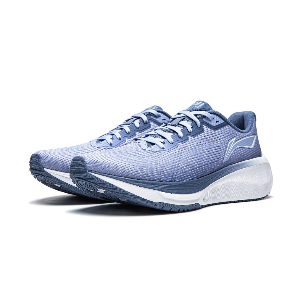 Li Ning Version 2.0 Cushioning Slip Resistant Abrasion Resistant Breathable Low Top Sprint Running Shoes Men's Blue ARSU009-1