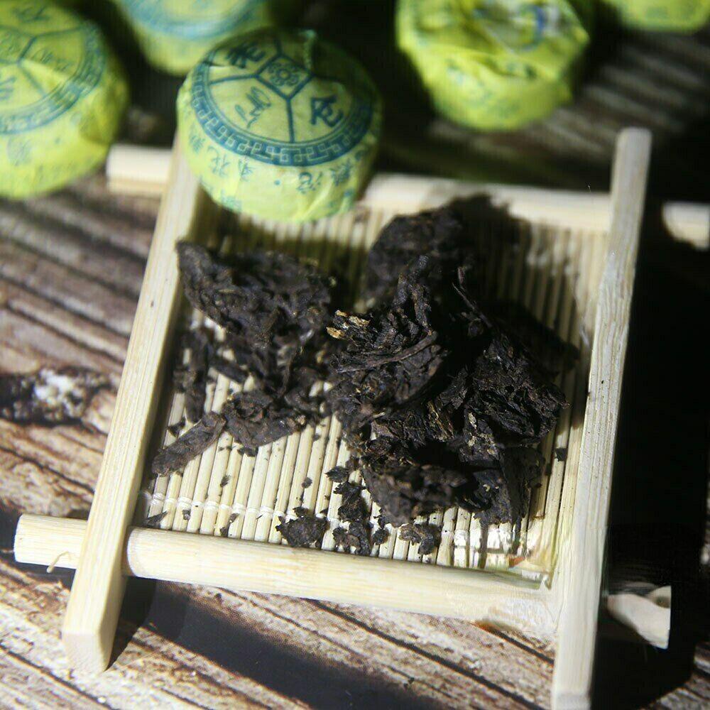 Аромат хризантемы Спелый мини-чай Пу Эр Туо Ча Чай Лаокан Юньнань Туоча 100g — фото 4