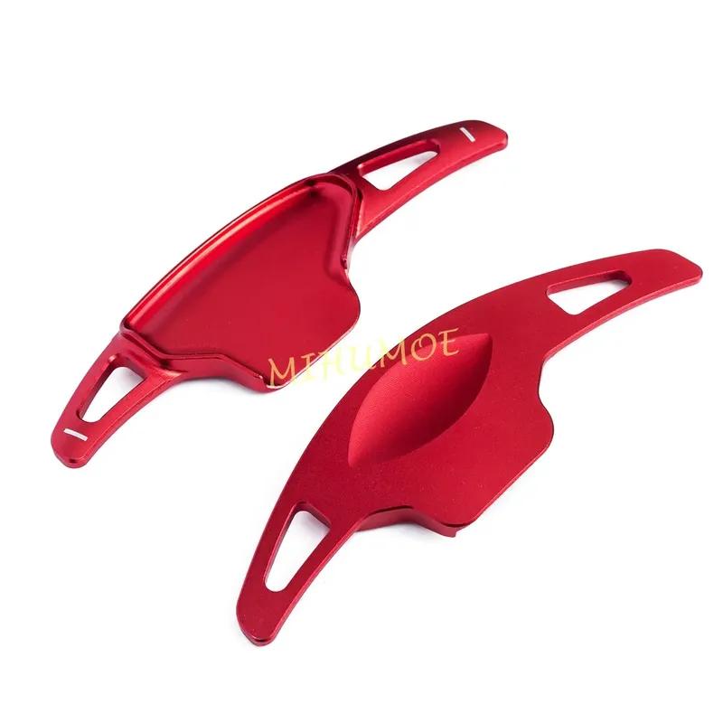 For 2022 2023 2024 Mitsubishi Outlander PHEV Interior Steering Wheel Paddle Shifter Extension Trims Accessories Red