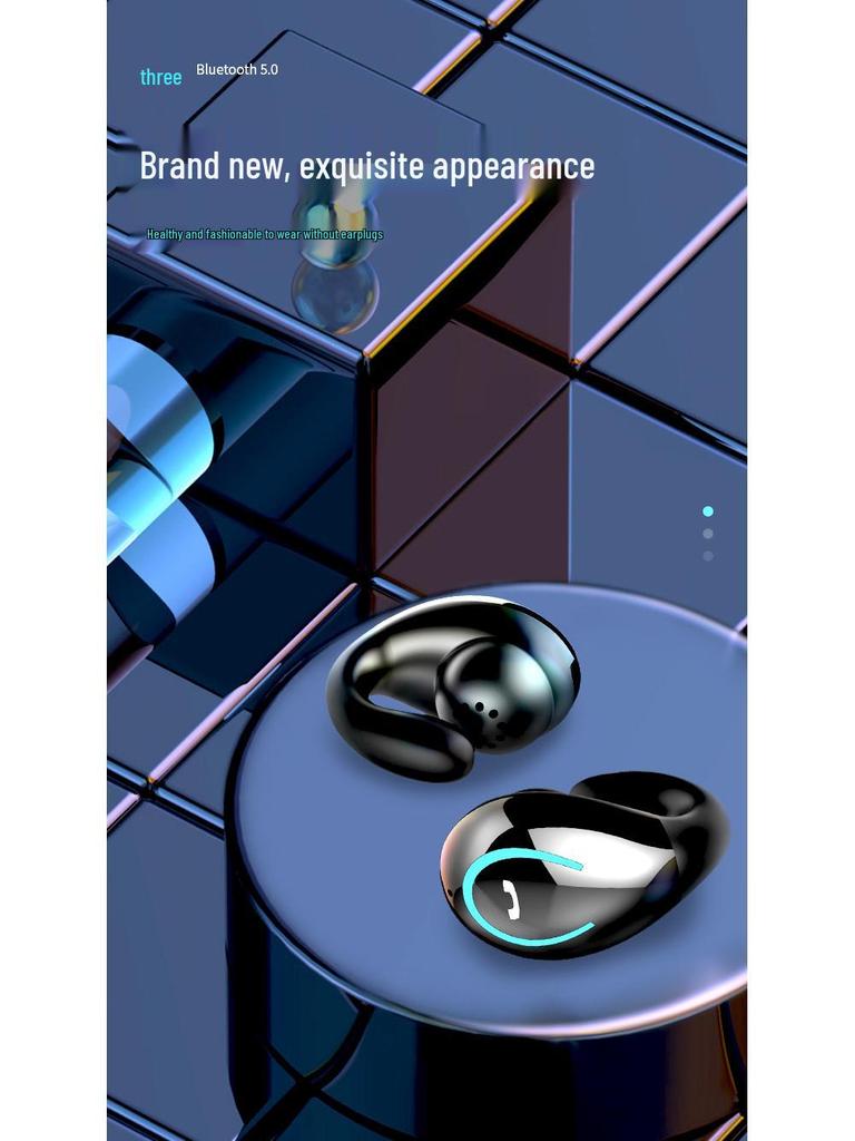 YX-08 Ear Clip Bluetooth TWS In-Ear Stereo Earbuds