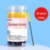 Portable Extra Fine Disposable Eyebrow & Eyelash Spiral Brush for Extensions