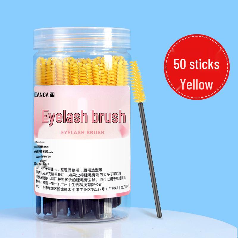 Portable Extra Fine Disposable Eyebrow & Eyelash Spiral Brush for Extensions