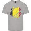 Torn Belgium Flag Belgian Day Football Unisexs Light Cotton Tshirt