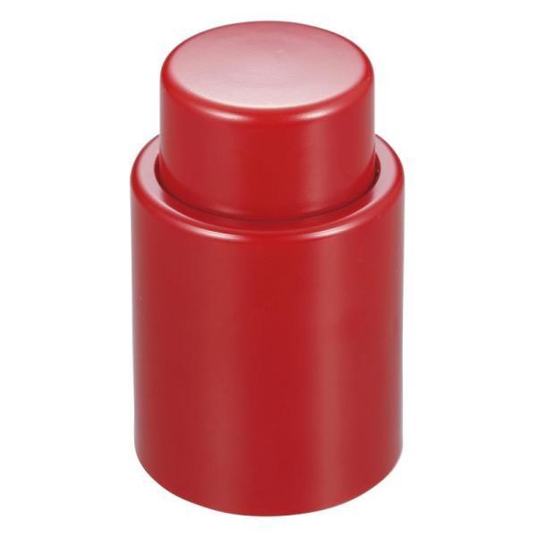 KAI Wine Vacuum Pump Bottle Stopper Mini Red DH8223 1 pc