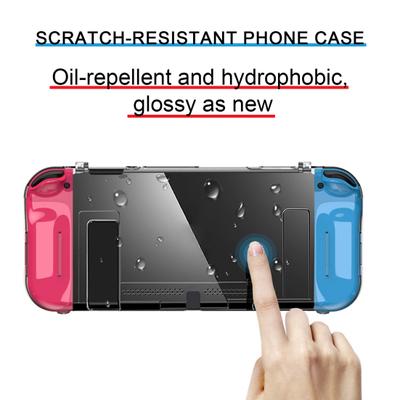 Transparente Schutzhülle, vollständige Schutzhülle, stoßfest, kratzfest, einfach einzusteckende Basisschale für Nintendo Switch