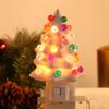 LED Christmas Mood Light Resin Bedside Lamp Christmas Tree Night Light  Bedroom