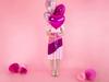 Partydeco Balon Foliowy Serce 45Cm Jasny Roz