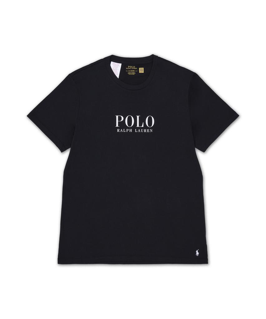 POLO RALPH LAUREN Logo Cotton Jersey Slip Shirt - Black