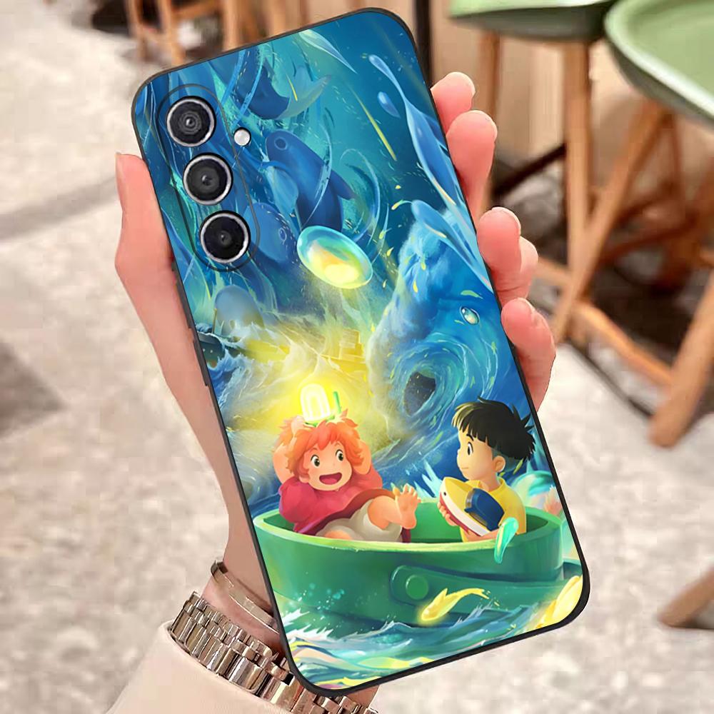 Movie Cute-PonyoES Phone Case For Samsung S26 S25 Edge S24 S23 S22 S21 S20 Ultra Plus Fe Galaxy Silicon Cover