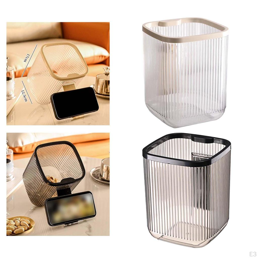 Compact Desktop Waste Bin for Home and Office Use