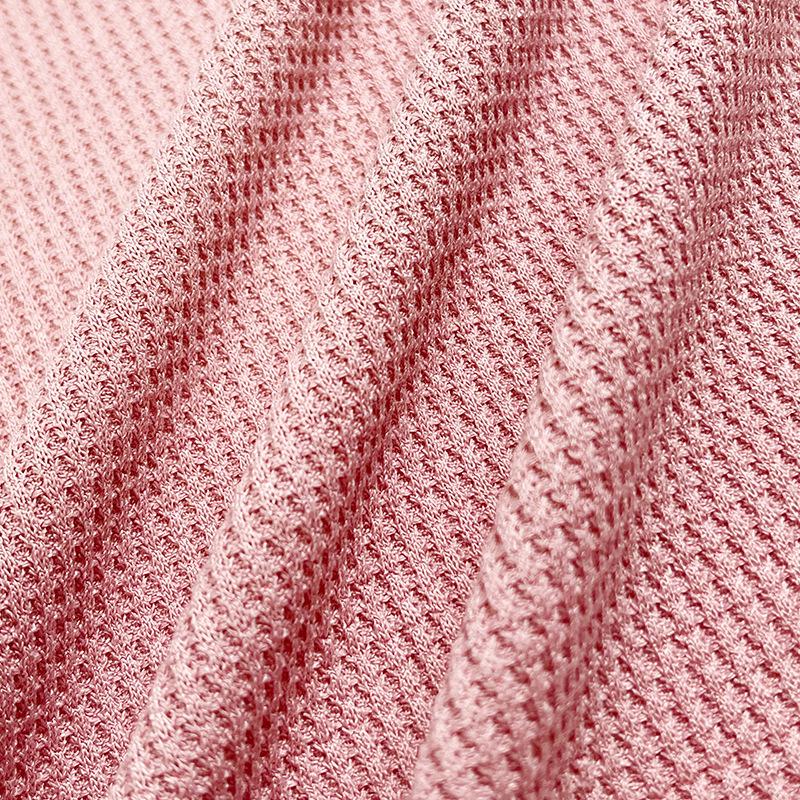 Tessuto Jacquard Elasticizzato per Abbigliamento Sportivo a Forma di Waffle all'Ananas