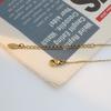 Stylish And Simple 18K Gold Xiaoxiangfeng Collarbone Chain High-End Titanium Steel Pentagram Pendant Necklace Female