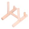 Wooden Desktop Ornament Household Modern Plate Holder Stand Home Decoration for Party