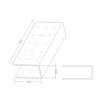 New Transparent 15 Holes Rectangular Cake Party Holder Displays Stands Lollipop Candy Holder Wedding Party Holder