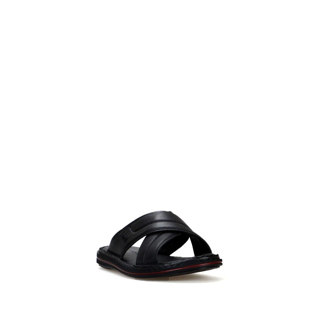 Hammer Jack Papuci pentru bărbați din piele naturală neagră