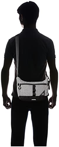 Sui ALALU Super Water-Repellent Shoulder Bag with Key Ring, 7.89 Liters, Gray, 474052E