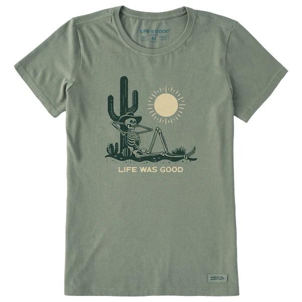 

Life is Good. Women s Life was Good Cowboy Skull Short Sleeve Tee, Moss Green 4XL