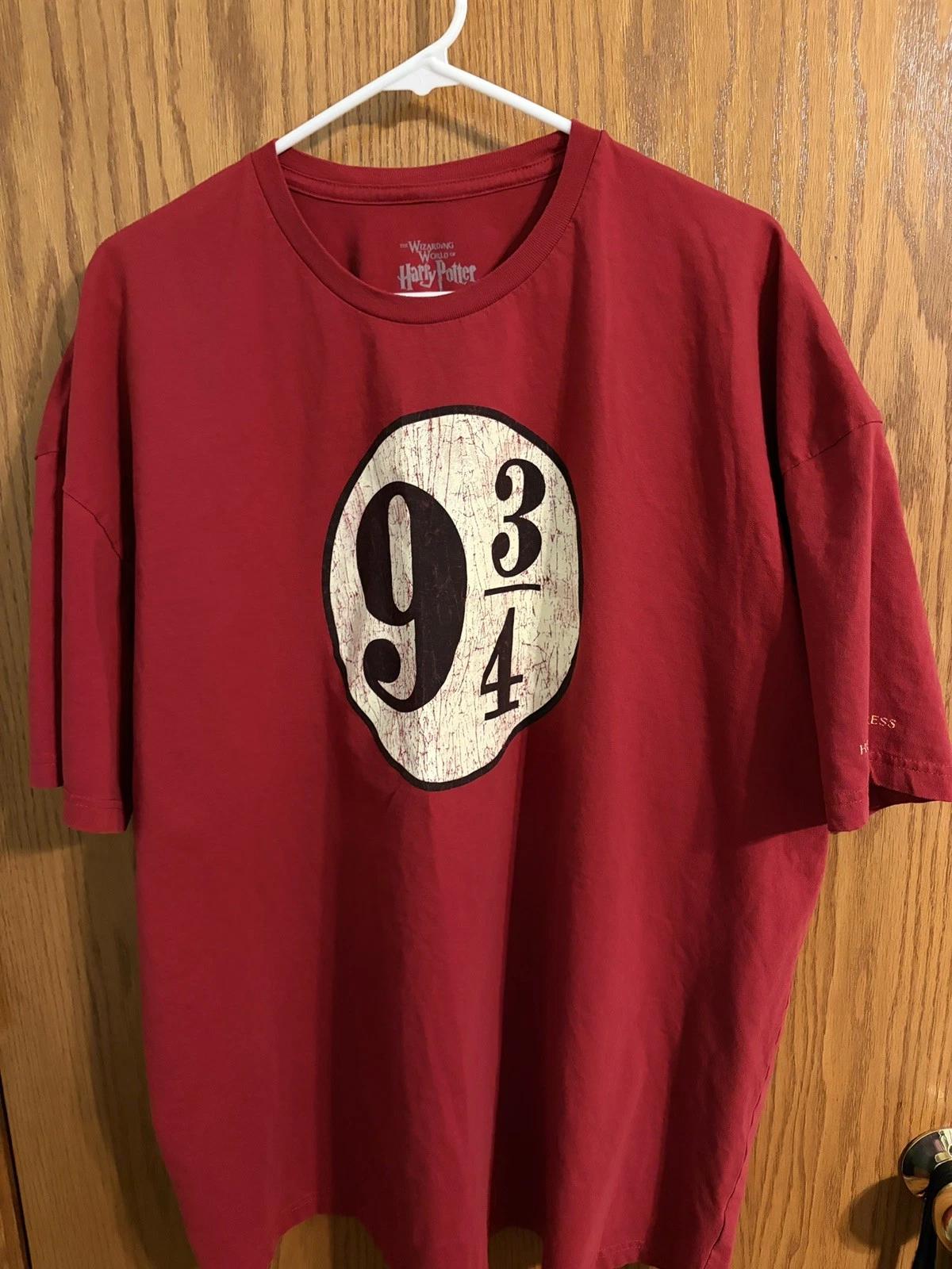 Harry Potter Platform 9 3/4 Universal Studios Wizarding World Red T Shirt Sz 3XL 2XL