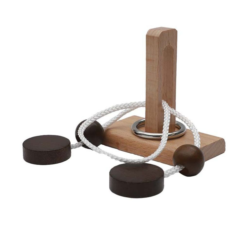 Brain Teaser Threading Rope Loop Puzzle 3D  Thinking Games   Gifts