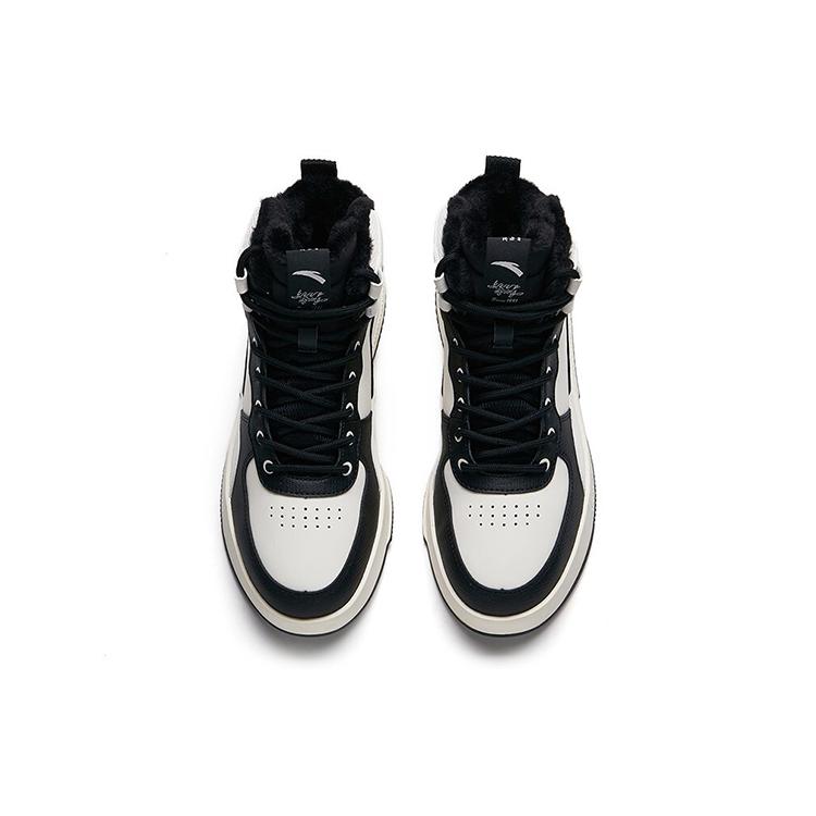 Anta Life Collection Synthetic Leather Fleece lined Thermal Slip Resistant, Abrasion Resistant, Lightweight High top 922148911-2