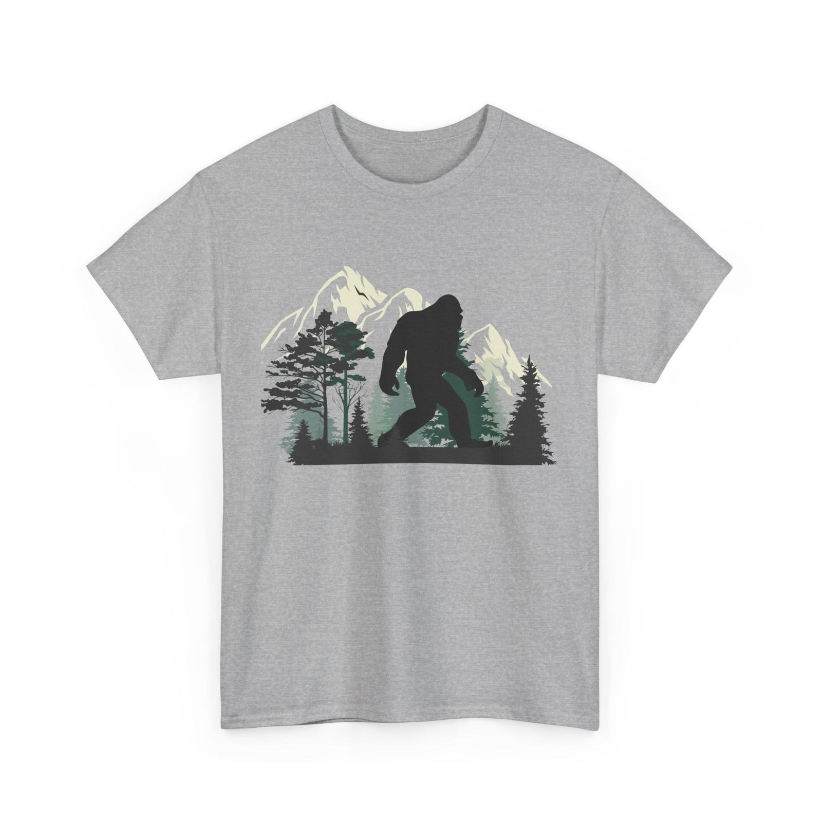 Bigfoot Forest Shirt, Mountain Bigfoot Lovers Sasquatch Believers Shirt XXL