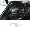 For 2004-2019 Land Rover Defender 90 110 Aluminum Alloy Silver Car Dashboard Fuse Bolt Knob Car Interior Accessories