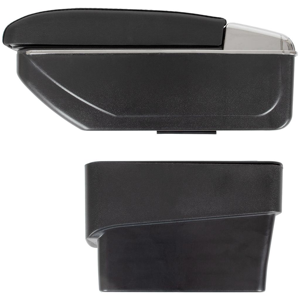 Skoda Octavia III 13-20 Armrest with Storage Compartment, Black Eco Leather + Mounting Kit