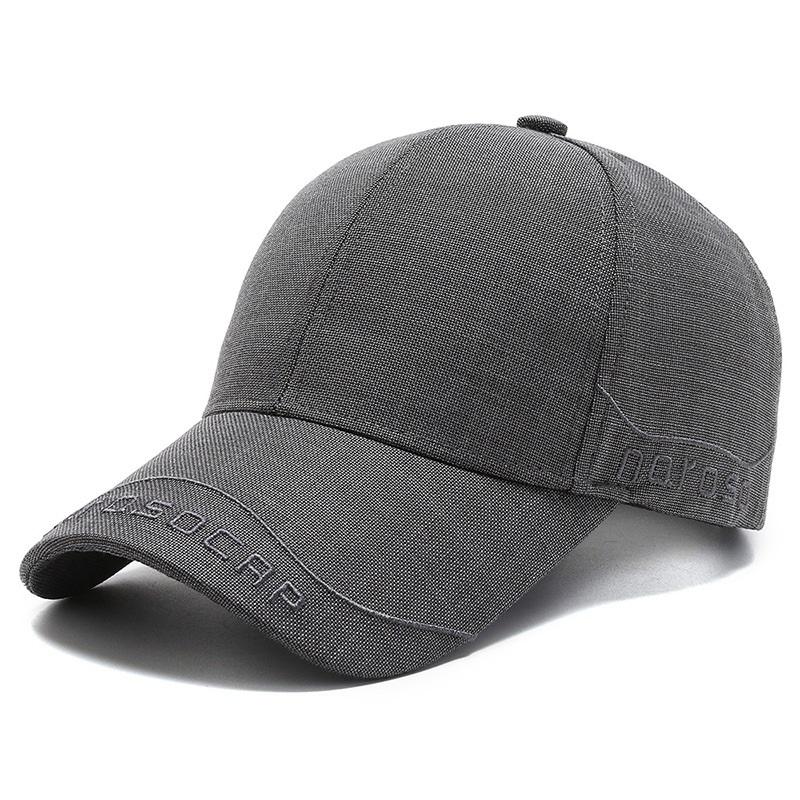 New Black Baseball Caps For Men Women Sunhat Solid Letter Sunscreen Cap Outdoor Fishing Running Hip Hop Baseball Hats Casquette