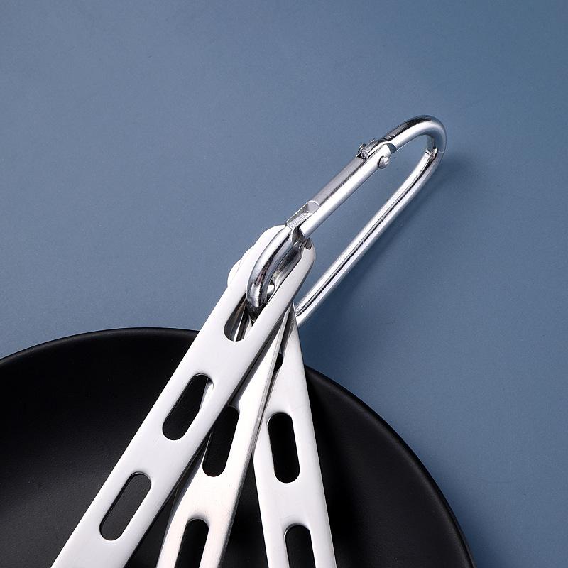 Stainless Steel Knife Fork Spoon Western Tableware Set Camping Outdoor Portable Tableware 4PCS Set