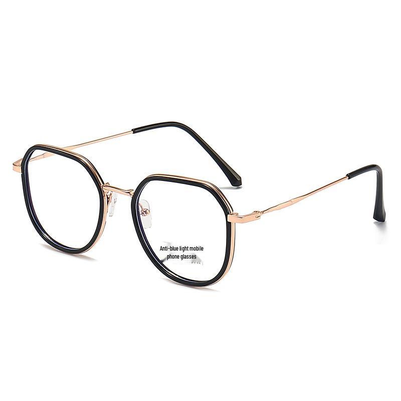 Korean Style Women's Blue Light Blocking Myopia Glasses - Slimming Frame for Computer Eye Protection