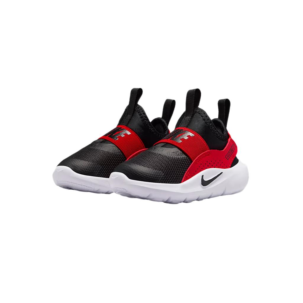 Nike Flex Runner 4 TD University Red Baby Sneakers White Black IF2895-606