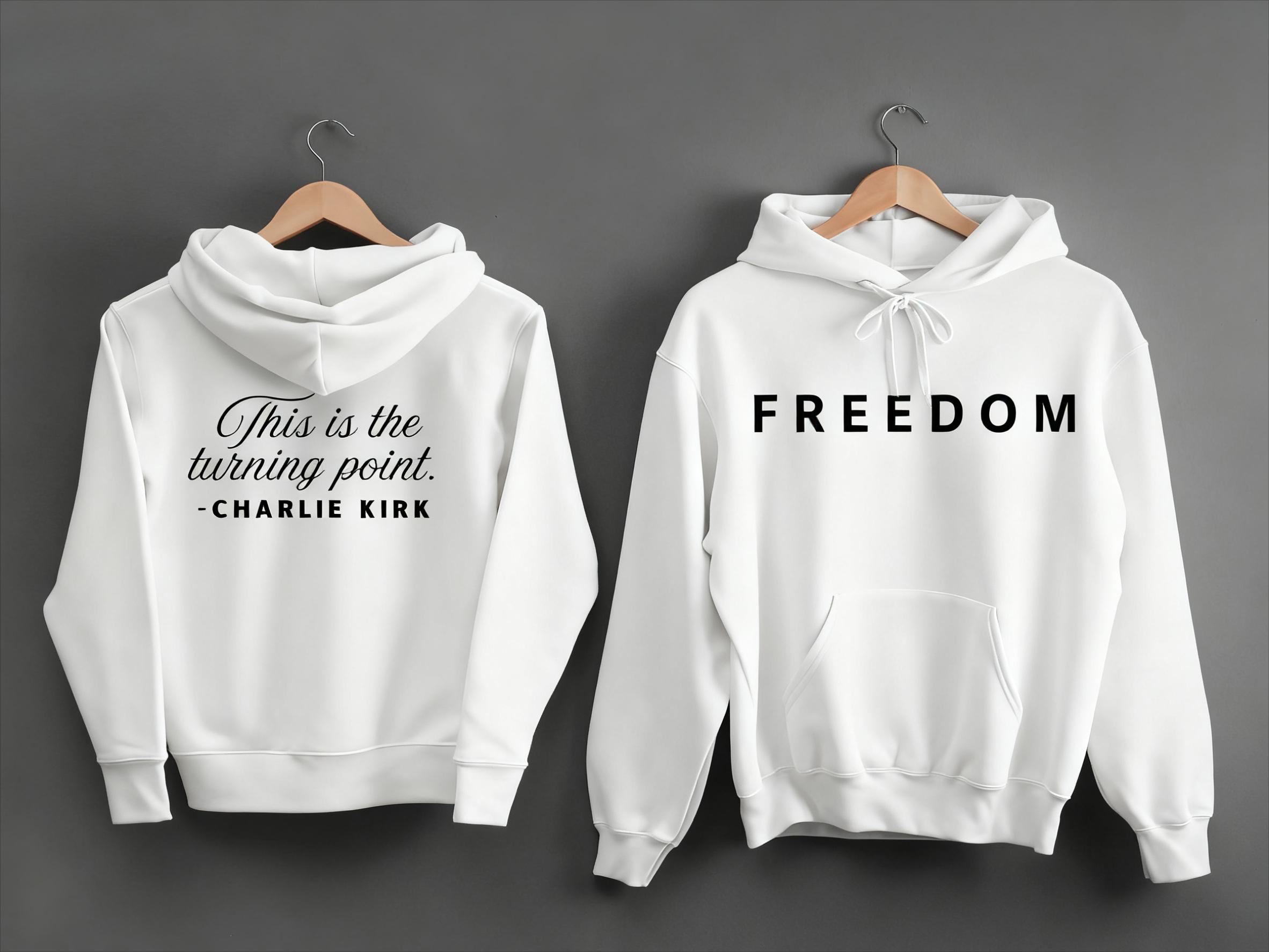 

Rest in Peace Charlie Kirk Freedom Sweatshirt Men s Clothing Harajuku Sweatshirt for Men High Quality Oversized Fleece Hoodie 3XL