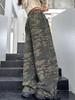 Mädchen Camouflage Patchwork Weite Hosen - Herbst 2026 Kollektion für mittlere & große Kinder