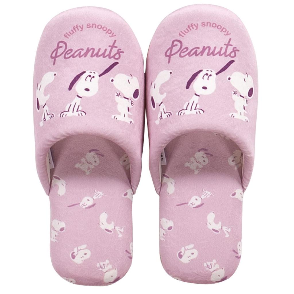 Senko Snoopy Fluffy Snoopy Slippers Free Size Pink Character Animal Snoopy 64921