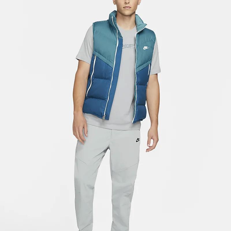 Nike Casual Sport Warm Down Vest Men Vests Blue DD6818-415