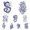 Waterproof Dragon Temporary Tattoo Stickers Cartonn Dragon Dragon Hombre Art Fake Tattoo  Unisex