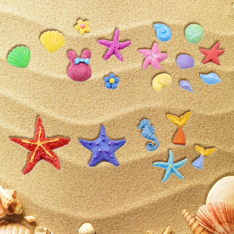 Multipurpose Silicone Craft Mold with Starfish Shell Design Perfect for Candle Soap Resin Art Craft Enthusiasts