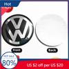 Nieuwe Volkswagen 4 Stuks 45mm 56mm 60mm 65mm 70mm 75mm 90mm Auto Wielnaaf Logo Sticker Embleem Velgdopjes Naafkap Logo Sticker