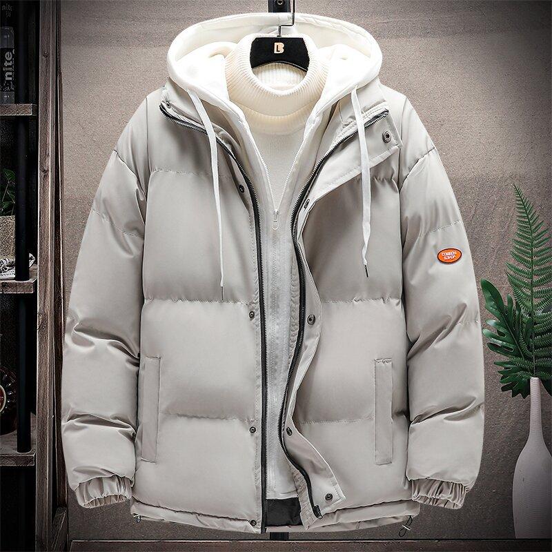 Padded Jacket Men's Winter Thickened Warm Bread Jacket Padded Jacket