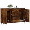 Sideboard Smoked Oak 101.5 X 35 X 70 Cm Wood Based Material