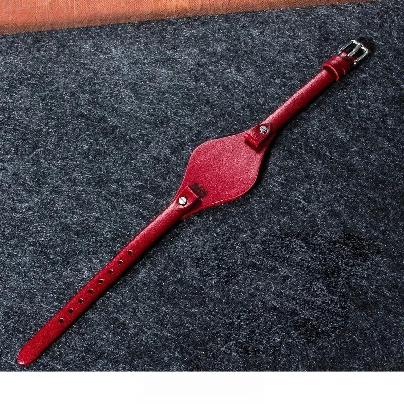 8mm Genuine Leather Watch Strap for Fossil ES2830 ES3565 Soft Cowhide Women Small Band Bracelet
