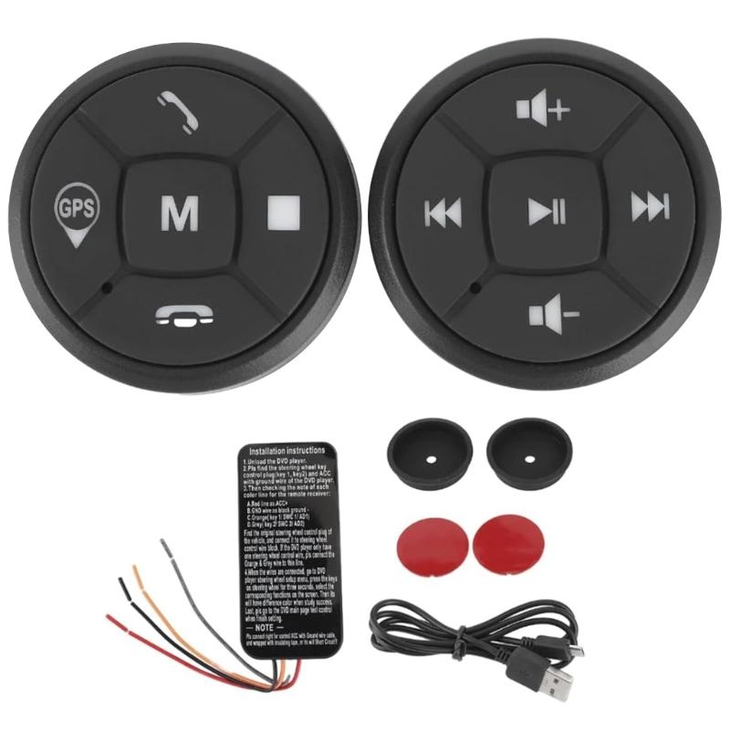Multipurpose Car Steering Wheel Control Remote ABS Controller Universal Wireless Car Steering Remote Controllers for Car 1