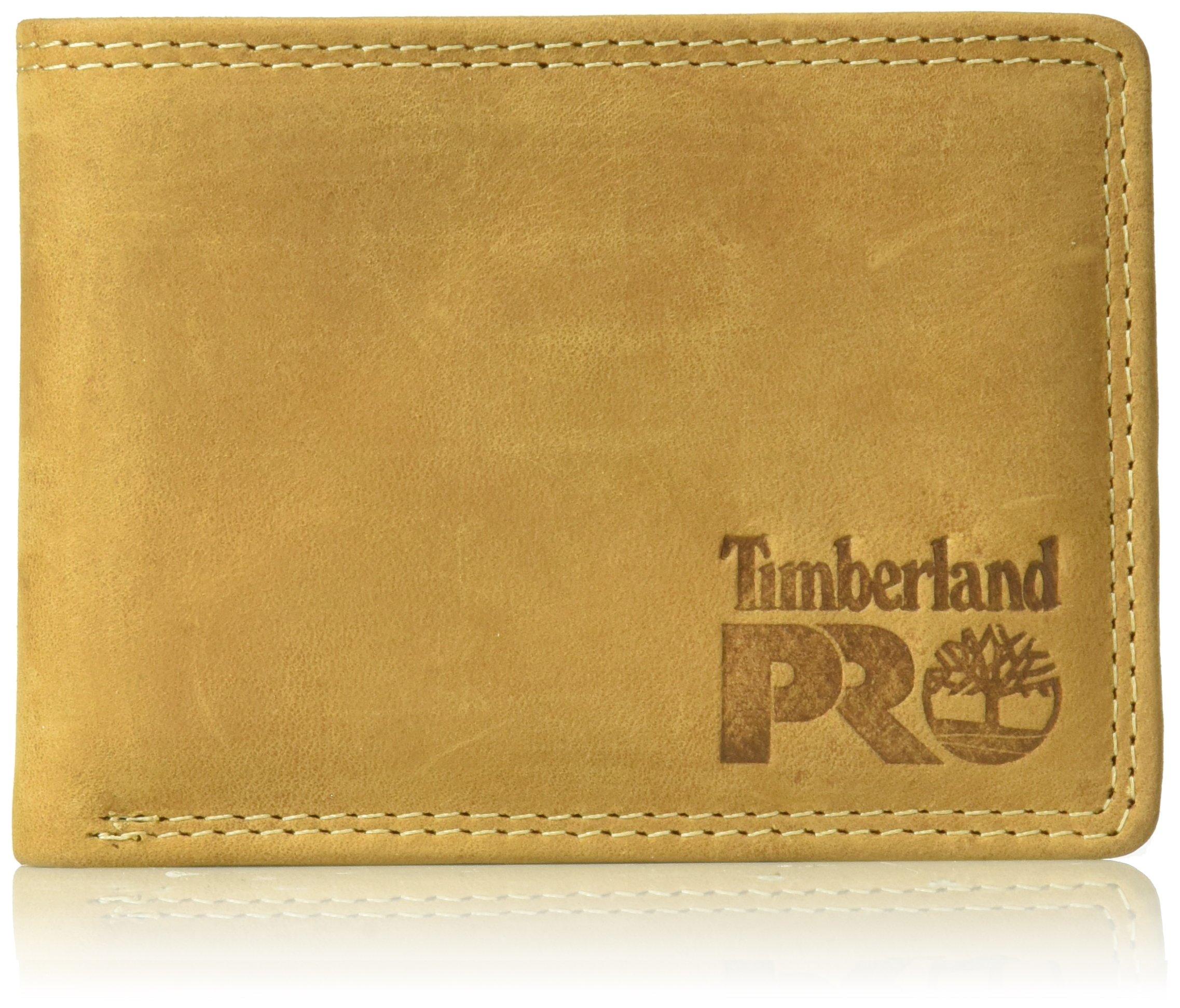 

Кожаный RFID-кошелек Timberland PRO со съемным откидным карманом для карт, мужской, размер один, цвет пшеничный/пуллман,